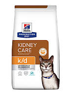 Сухой корм Hill's Prescription Diet k/d Kidney Care для кошек с тунцом 1,5 кг