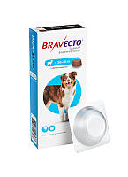 Жевательная таблетка Bravecto от блох и клещей для собак весом от 20 до 40 кг