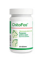 Кормова добавка Dolfos ChitoFos 60 таб. для нормалізації та підтримки функції нирок у собак і кішок