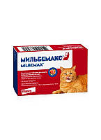 Таблетки от глистов Мильбемакс Elanco для кошек от 2 кг, 2 таб
