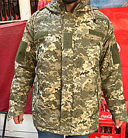 Тактичний зимовий водонепроникний бушлат куртка (Піксель) S