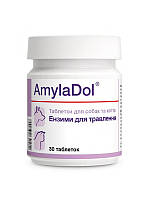 Витаминно-минеральный комплекс Dolfos AmylaDol для собак и кошек при нарушении пищеварения 30 таб.