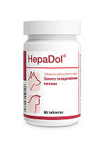 Витаминно-минеральная добавка Dolfos HepaDol для здоровья печени кошек и собак 60 таб.