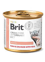Влажный корм Brit VetDiets Renal для кошек с хронической почечной недостаточностью 200 г