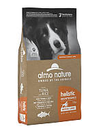 Сухой корм Almo Nature Holistic Dog для собак средних и крупных пород с тунцом 12 кг