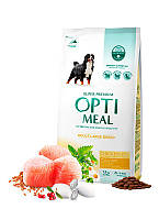Сухой корм Optimeal для собак крупных пород с курицей 1.5 кг