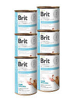 Упаковка влажного корма Brit VetDiets Obesity для собак с ожирением и избыточным весом 400 г 6шт