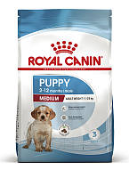 Сухой корм Royal Canin Medium Puppy для щенков средних пород от 2 до 12 месяцев 15 кг