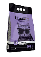 Наполнитель Lindocat Double Action для кошачьего туалета с ароматом лаванды и арганового масла (5 л) 4.2 кг
