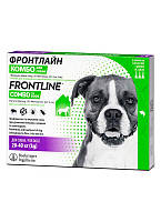 Краплі Boehringer Ingelheim Frontline (Фронтлайн) Комбо Спот Він від бліх та кліщів для собак вагою 20-40 кг (1 піпетка)