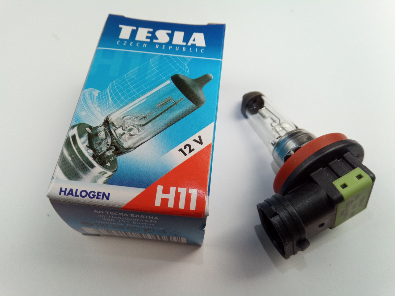 Лампа TESLA H11 12V 55W PGJ19-2 (B11101)