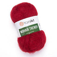 Mohair Trendy 141 темно-червоний