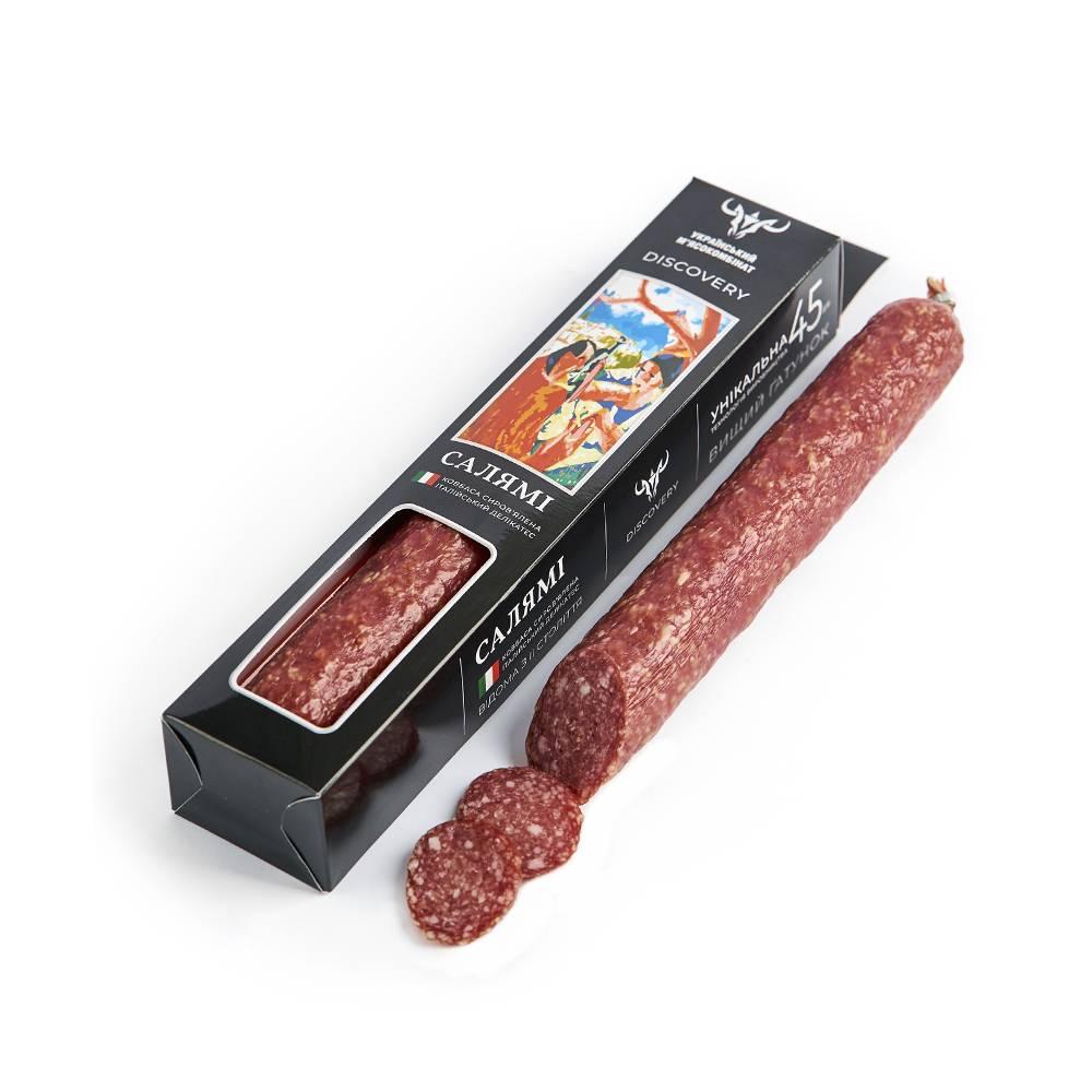 Колбаса Сыровяленая DISCOVERY Salame Салями Высшего Сорта 240 Г ...
