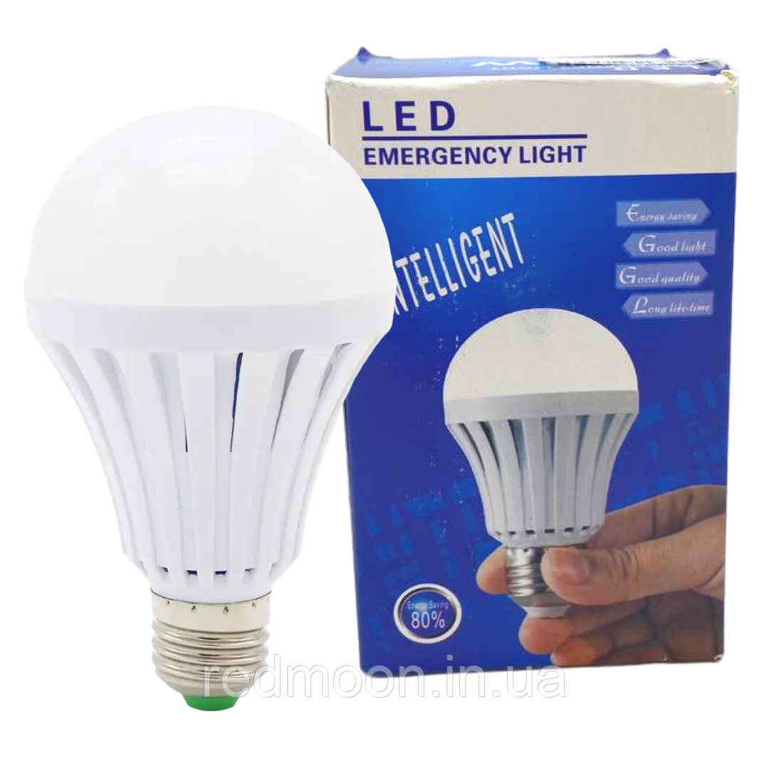 Аккумуляторная лампочка 9 Вт, Цоколь Е27, INTELLIGENT / Аварийная LED ...