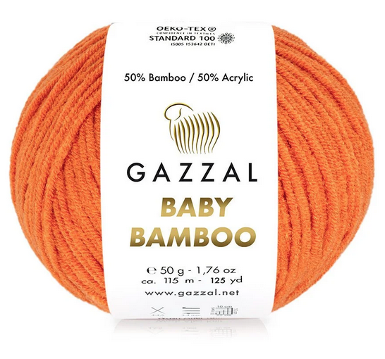 Пряжа Baby Bamboo Gazzal-95202