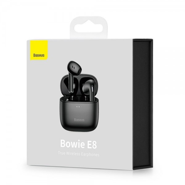 Навушники Безпровідні TWS (Bluetooth) Baseus Bowie E8 Black (NGE8-01)
