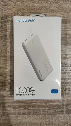 Портативний зарядний пристрій Pawer Bank Fengoi 10 000 mAh, фото 1