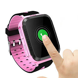 Наручний дитячий годинник з GPS Smart G3 SIM/GPS, Рожевий / Смарт годинник для дітей / Розумний годинник для дитини