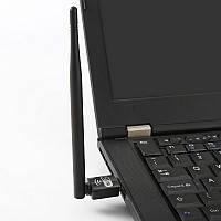 Беспроводной сетевой адаптер с антенной Wi-Fi USB LV-02RK, 802.11bgn, 150MB, 2.4 GHz, GS1, хорошего качества,