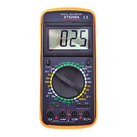Мультиметр DT-9208A + термопара, SP1, Гарної якості, інструмент, Цифровий професійний тестер, Мультиметр DT-9208A + термопара