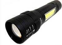 Тактический фонарь Police 520 T6 + COB micro USB клипса фонарик ручной, GN1, Хорошее качество, лампы,