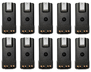 Комплект 10 шт Акумулятор для рацій Motorola DP4400е DP4800 ємність 2450 mAh з кліпсою