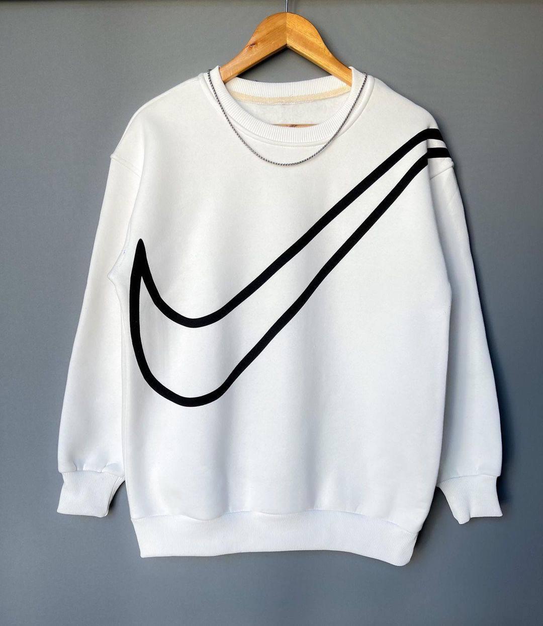 Чоловіча кофта світшот Nike M1264 біла, фото 1