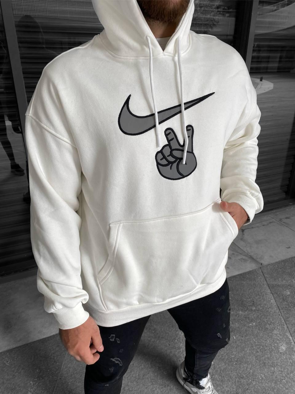 Чоловіча кофта худі Nike M1265 біла L, фото 1