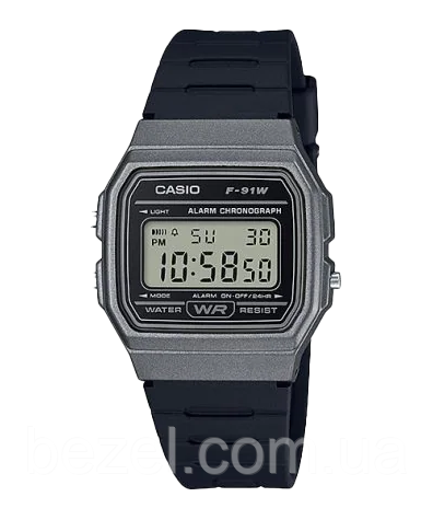 Чоловічий годинник Casio F-91WM-1BEF