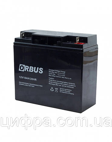 Акумуляторна батарея Orbus ORB12-18 AGM 12V 18Ah, фото 1