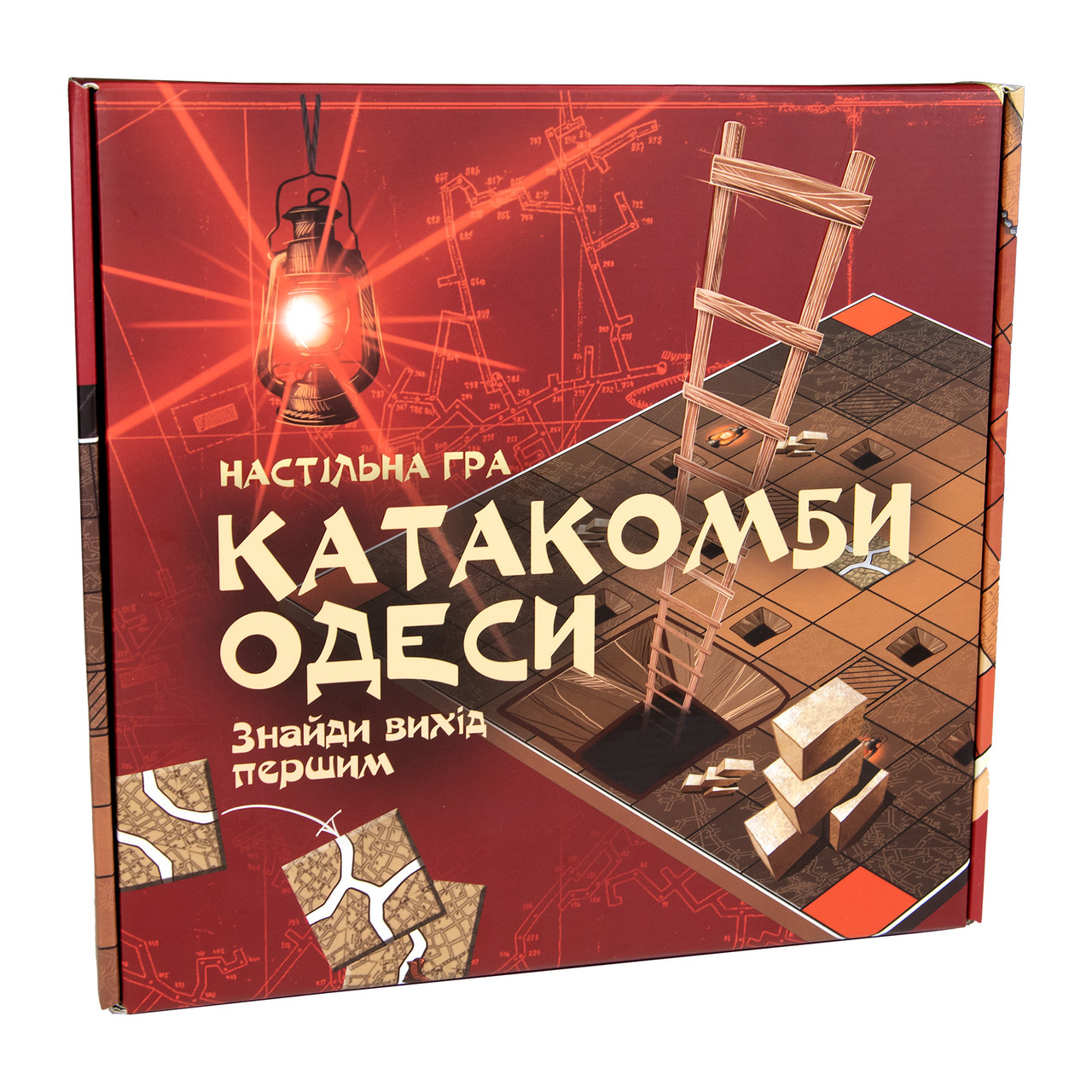 Настільна гра Strateg "Катакомбі Одеси" українською мовою 30285, Strateg (30285)