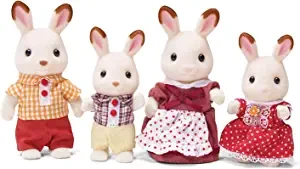 Фігурки Каліко Криттерс Сім'я шоколадних кроликів Sylvanian Families Calico Critters
