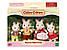 Фігурки Каліко Криттерс Сім'я шоколадних кроликів Sylvanian Families Calico Critters, фото 3