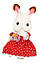 Фігурки Каліко Криттерс Сім'я шоколадних кроликів Sylvanian Families Calico Critters, фото 5