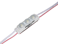 Светодиодный модуль SMD2835 3 LED mini 12В 1.08Вт IP65 холодный белый