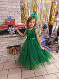 Пишне зелене  плаття Ялинка, фото 5