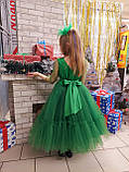 Пишне зелене  плаття Ялинка, фото 3