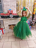 Пишне зелене  плаття Ялинка, фото 4