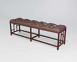 Пуф приліжковий Ренн метал Бордо довжина 115 см (Tenero TM)