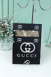 Палантин шарф GUCCI жіночий шарф-гручі з фірмовим пакованням, фото 3