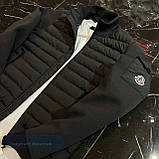 Чоловіча куртка Moncler D10732 чорна, фото 5