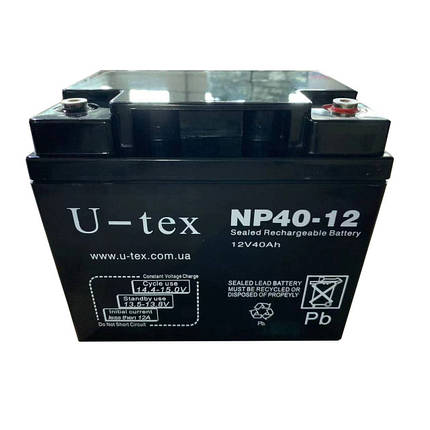 U-tex 12В / 40 Ah, фото 1