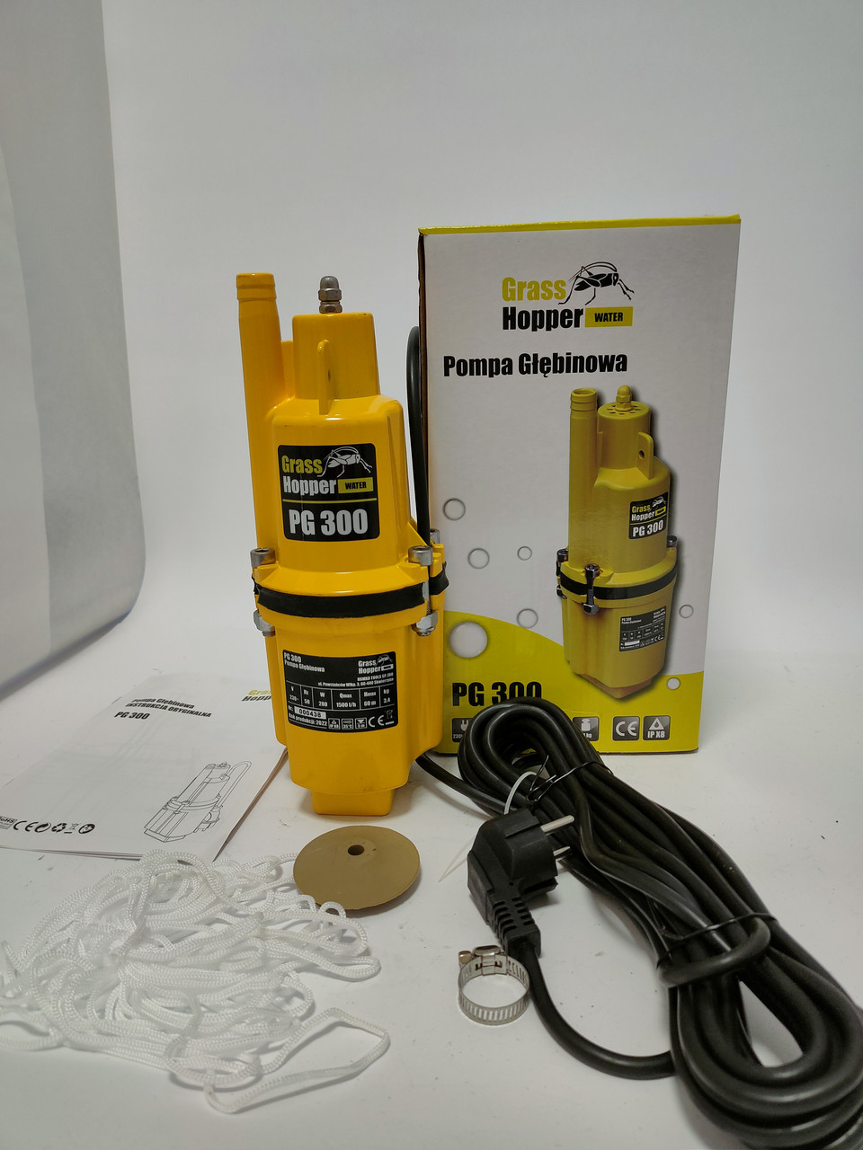Вибрационный Погружной Насос Glass Hopper Одноклапанный с Верхним ...