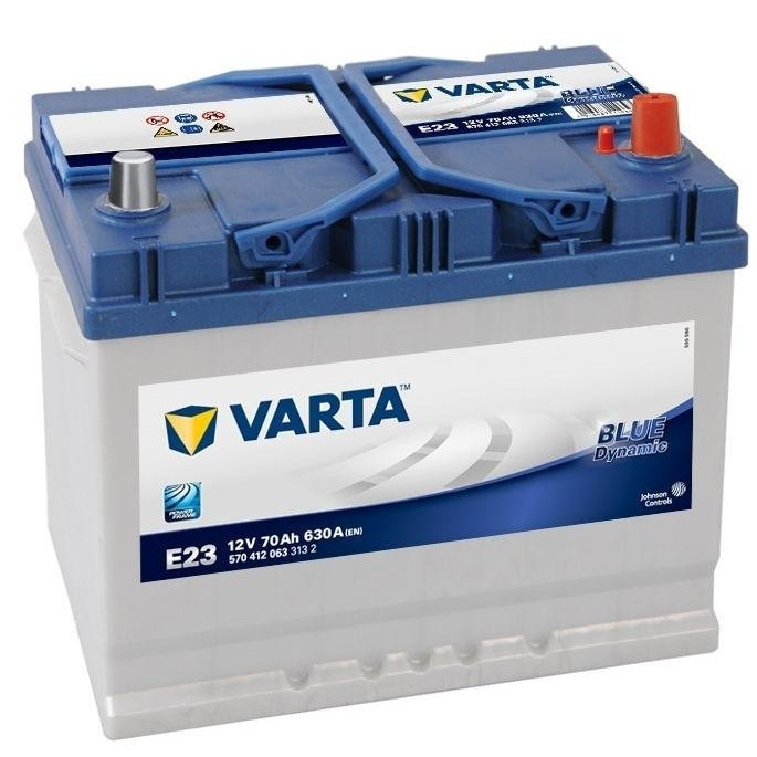 АКБ 6 ст 70 А (630EN) (0) Varta Blue Dynamic E23 Japan Євро 261*175*220