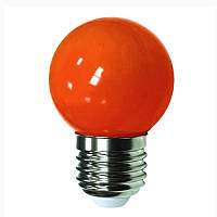 Лампа светодиодная Lemanso 1,2W E27 G45 LM705 оранжевая