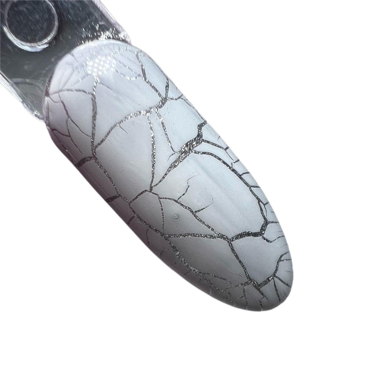 Гель-лак Кракелюр Formula Pro №1 білий, 8 мл, фото 1