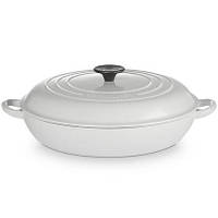 Сковорода-жаровня чавунна Le Creuset Buffet Casserole 26cm Vapeur (Phenolic Knob-Cream Interior)