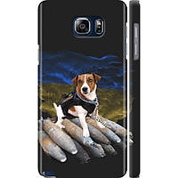 Чехол 3d пластиковый матовый патриотический на телефон Samsung Galaxy Note 5 N920C Патрон "5320m-127-58250"