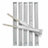 Мішалки дерев'яні в індивідуальній упаковці 500шт