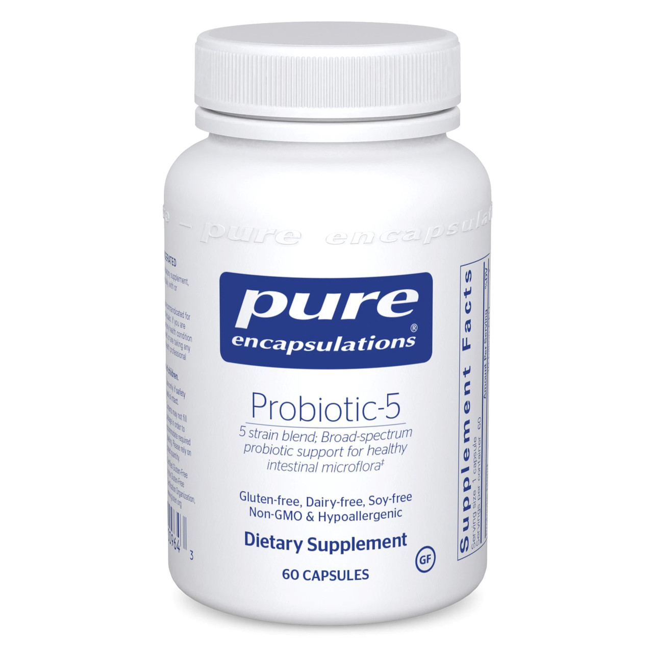 Пробиотик-5, Probiotic-5 (Daily Probiotic Blend ) Pure Encapsulations, 60 капсул BX185, фото 1